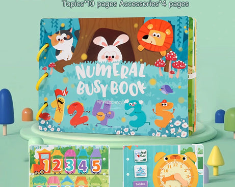 Montessori Busy Book – Learning Activity for Toddlers