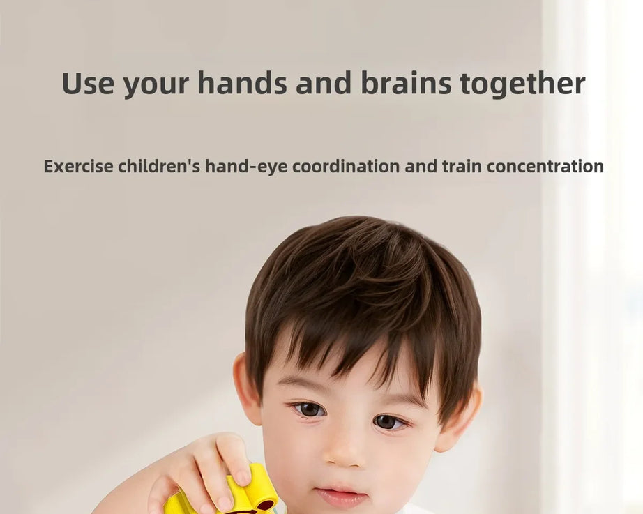 3D Wooden Animals Puzzle Toy for Kids