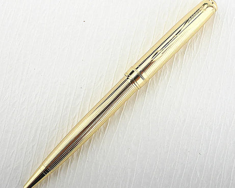 Luxury Metal Rollerball Pen – Gold & Steel