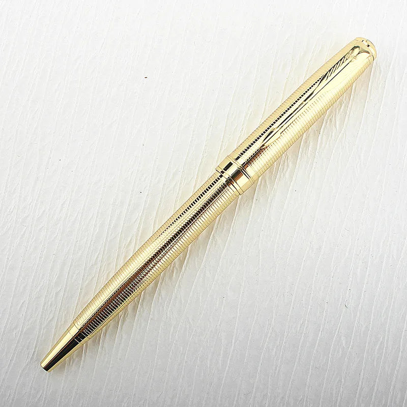 Luxury Metal Rollerball Pen – Gold & Steel