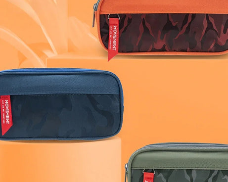 Double Zipper Camo Pencil Case – Large & Durable