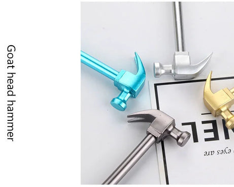 4PCS Creative Metallic Hammer Gel Pens