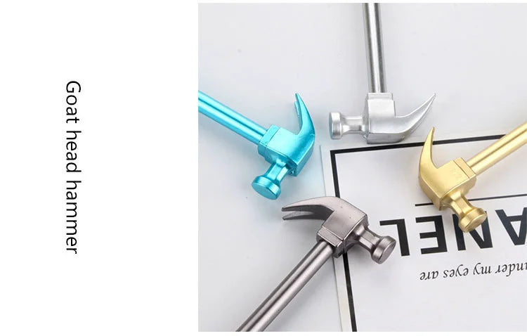 4PCS Creative Metallic Hammer Gel Pens