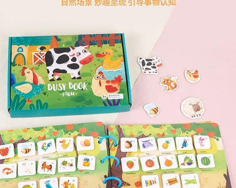 Montessori Busy Book – Learning Activity for Toddlers