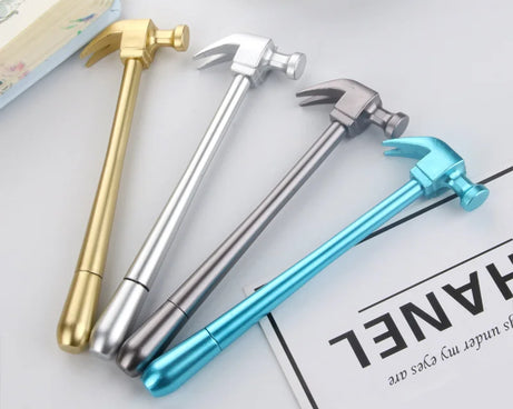 4PCS Creative Metallic Hammer Gel Pens