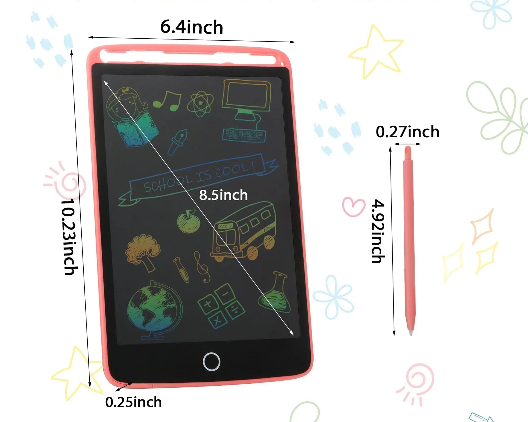 Efes LCD Writing Tablet – Reusable Drawing Board