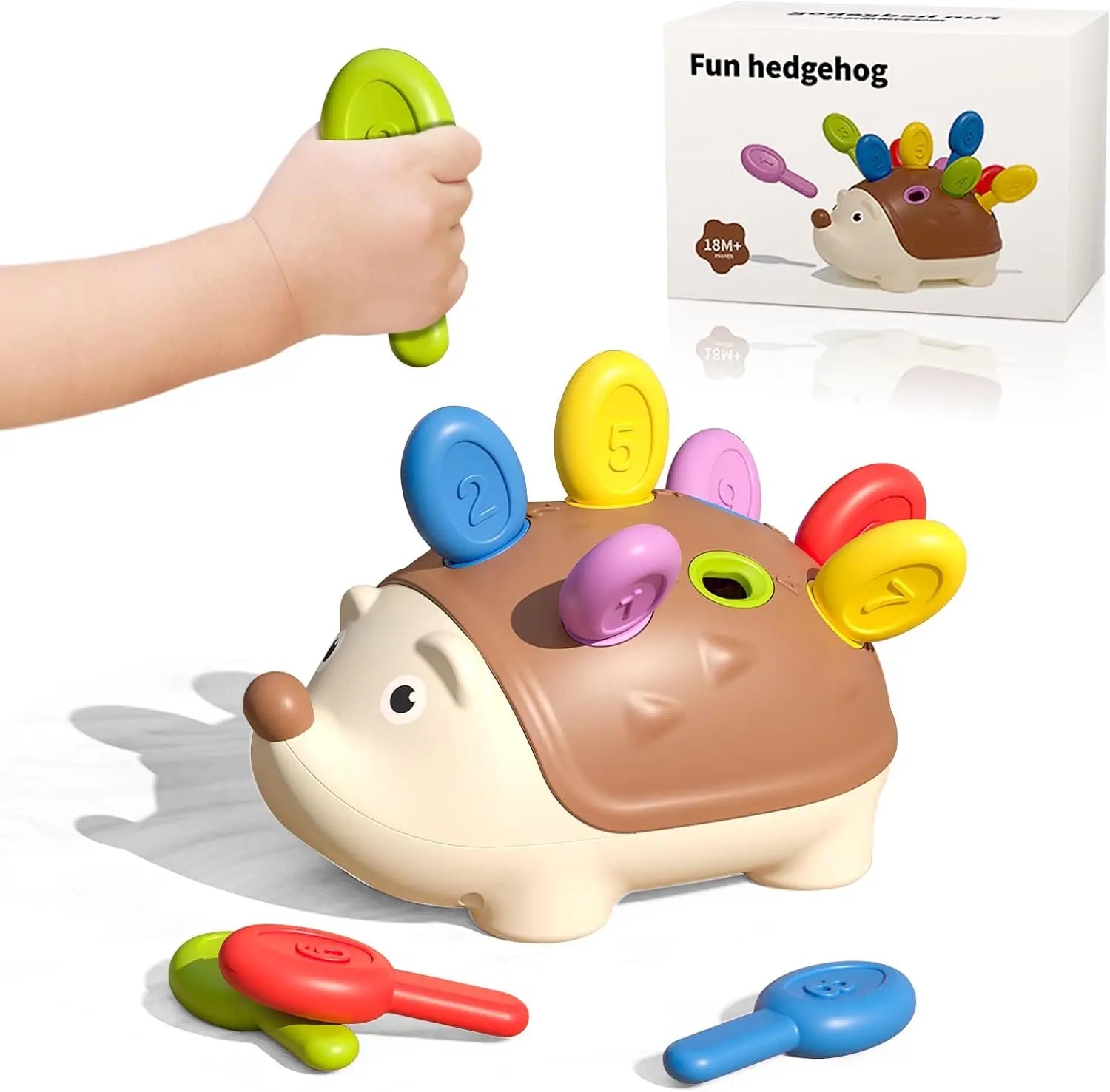 Montessori Hedgehog Toy – Motor & Sensory Play