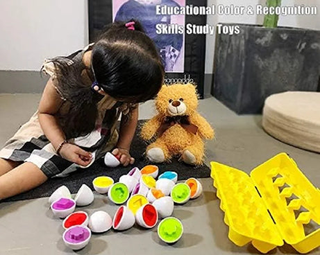 Matching Eggs Montessori Toy – Shape Sorter