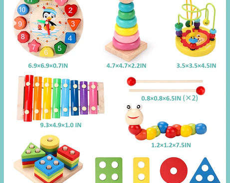 Montessori 3D Wooden Puzzles – Educational Toy