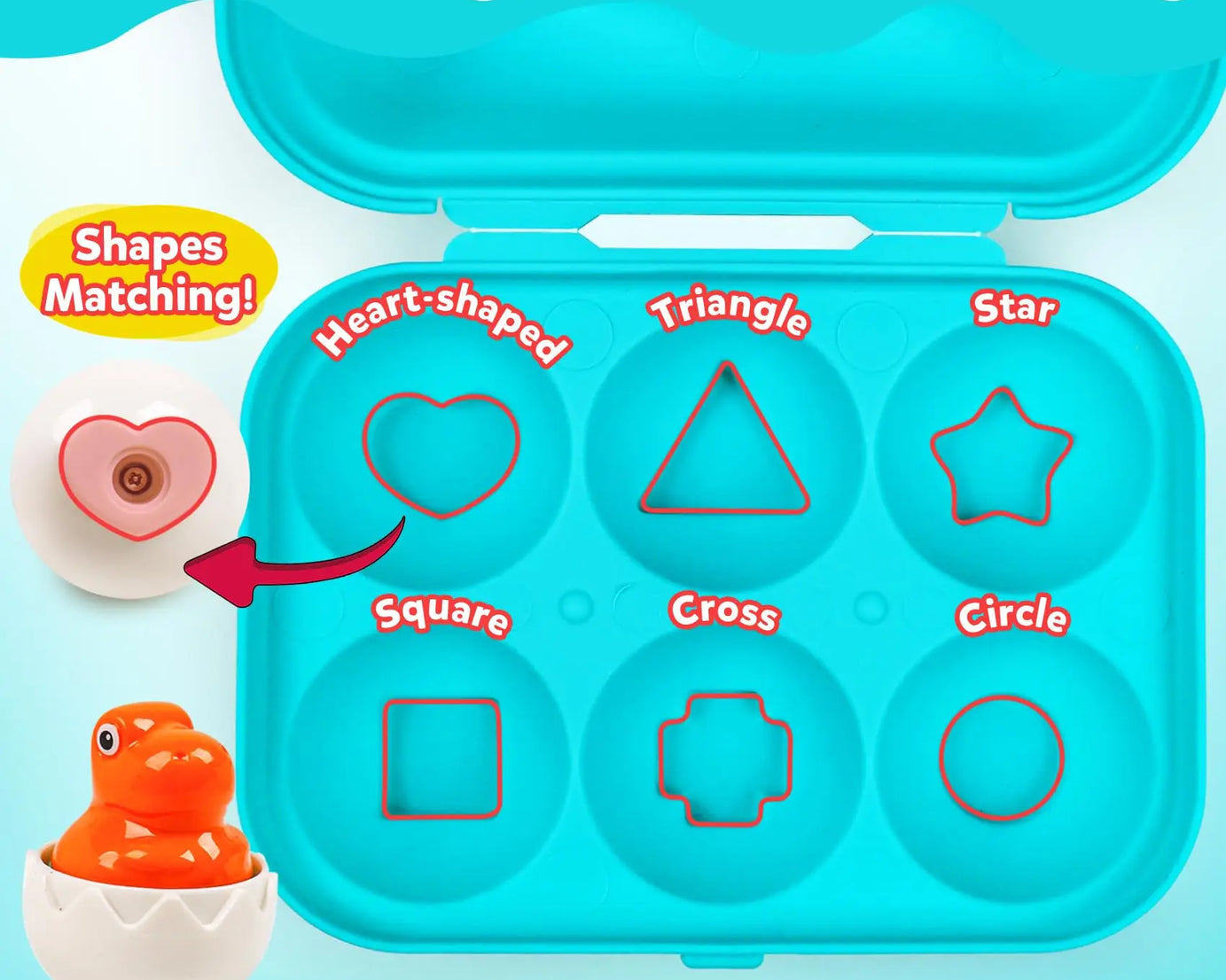 Matching Eggs Montessori Toy – Shape Sorter