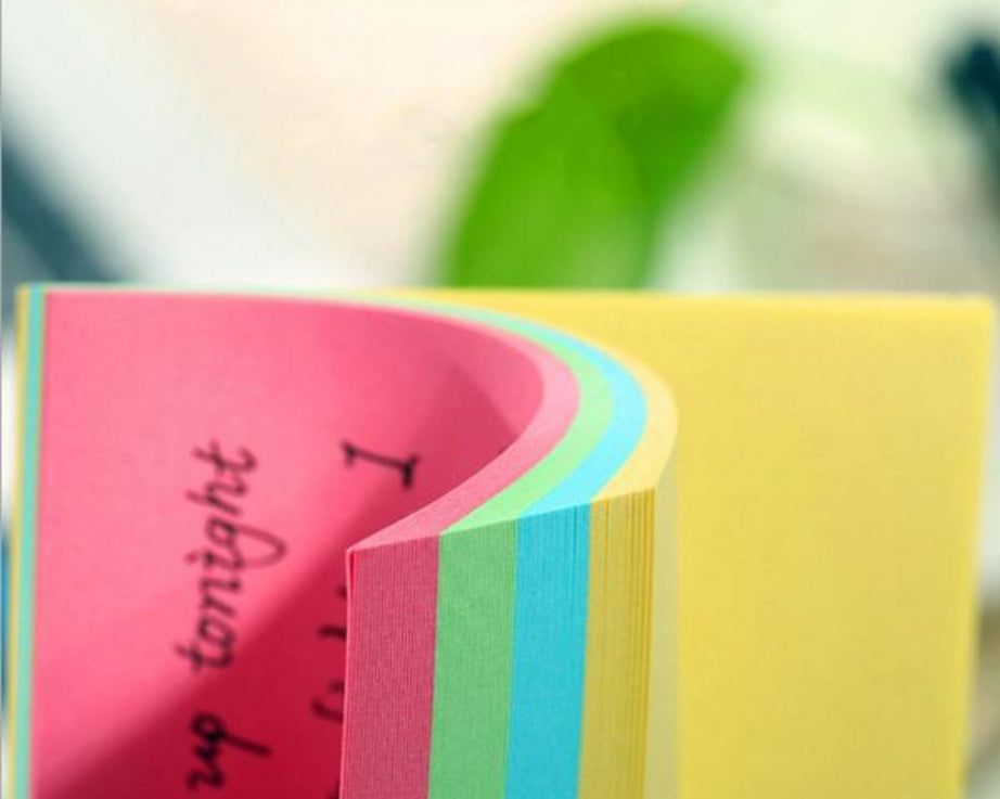 50-Sheet Transparent Sticky Notes – Waterproof