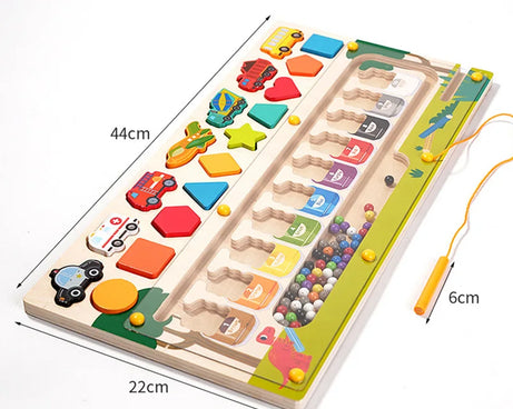 5-in-1 Montessori Puzzle & Fishing Toy