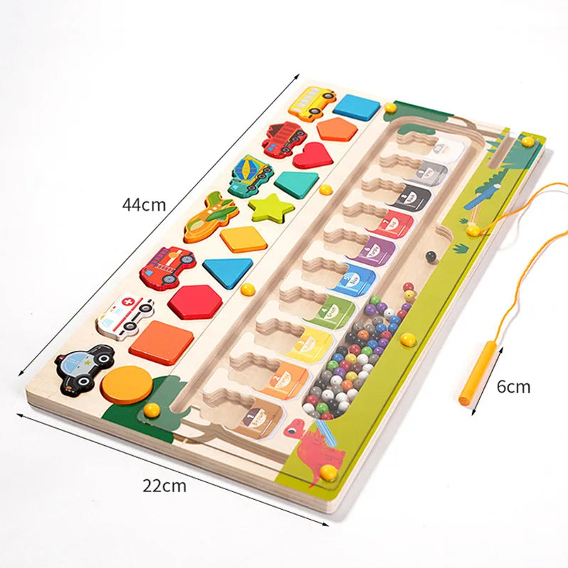 5-in-1 Montessori Puzzle & Fishing Toy