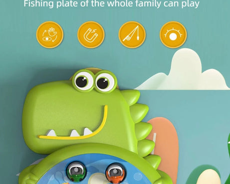 Dinosaur Magnetic Fishing Game – Montessori Toy