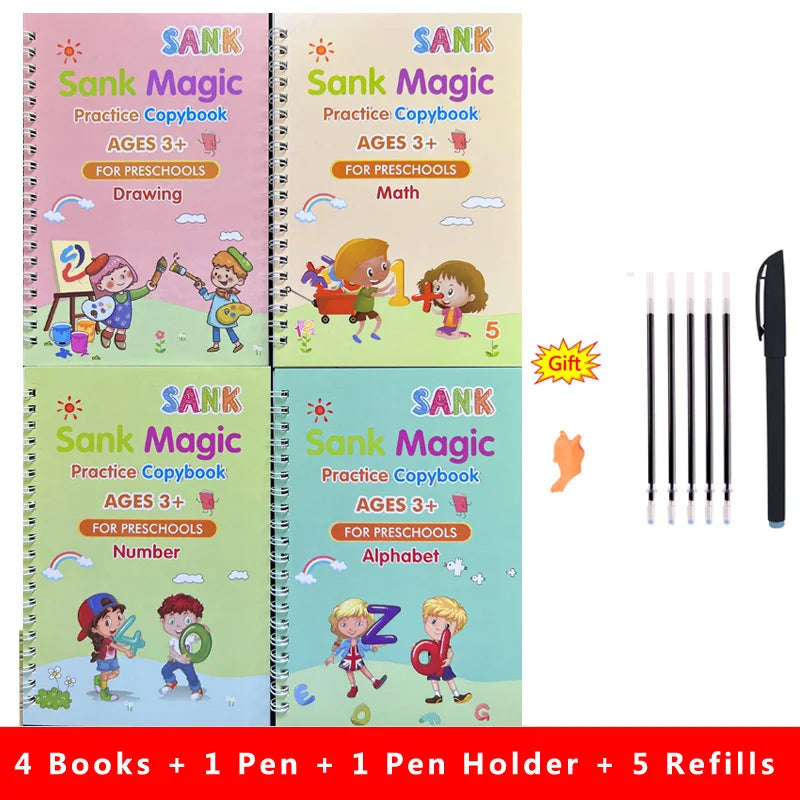 Sank Magic Reusable Handwriting Book & Pen