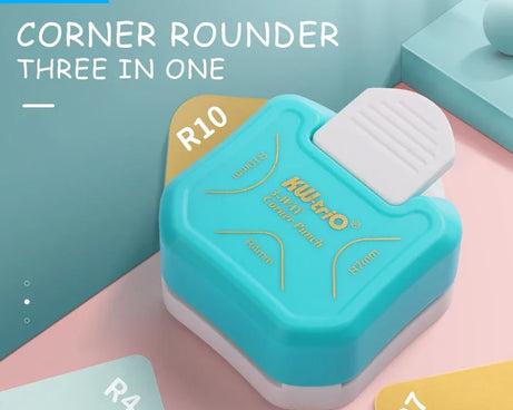 3-in-1 Corner Rounder Punch – Mini Cutter
