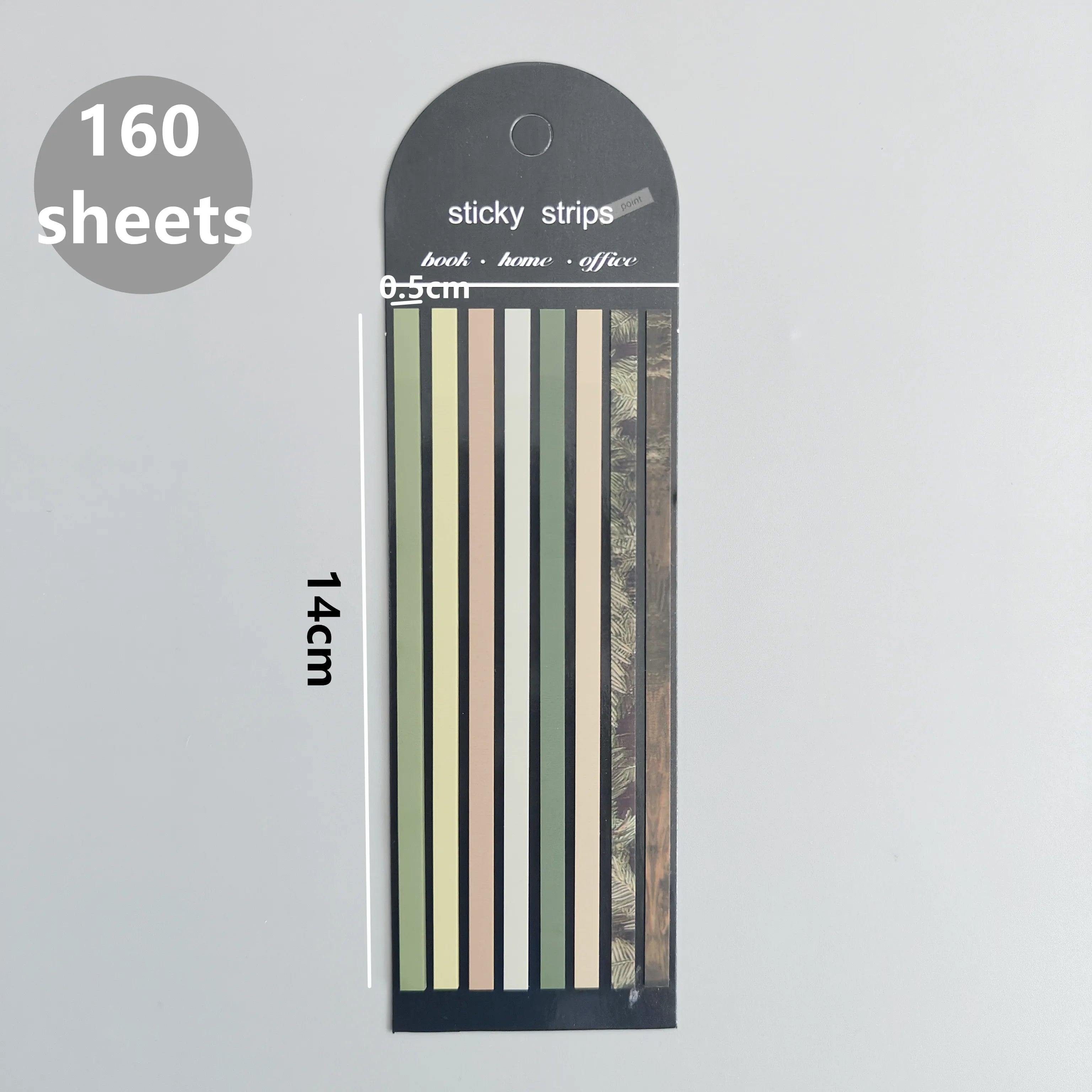 160-Sheet Transparent Sticky Notes – Self-Adhesive