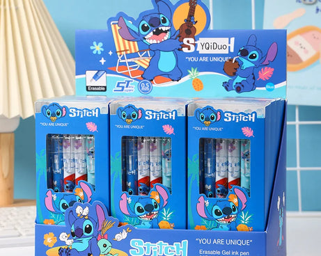 3PCS Disney Stitch Gel Pens – Erasable 0.5mm