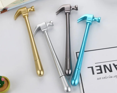 4PCS Creative Metallic Hammer Gel Pens