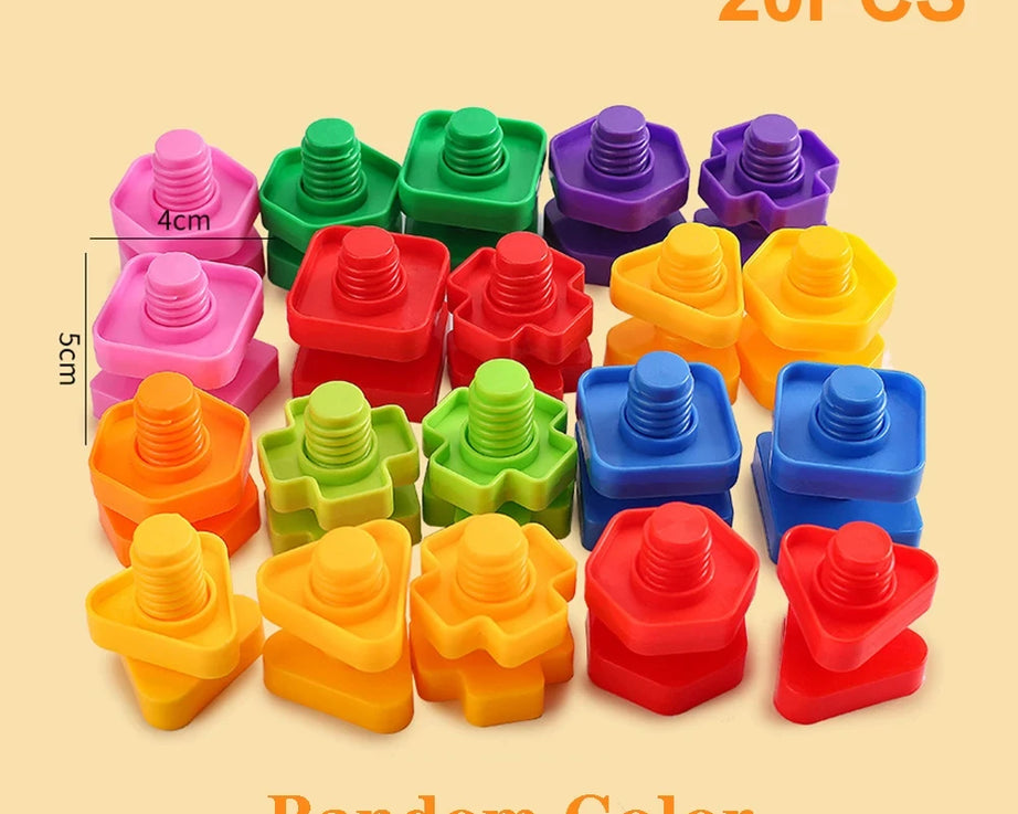 10/20PCS Screw Building Blocks – STEM Toy Set