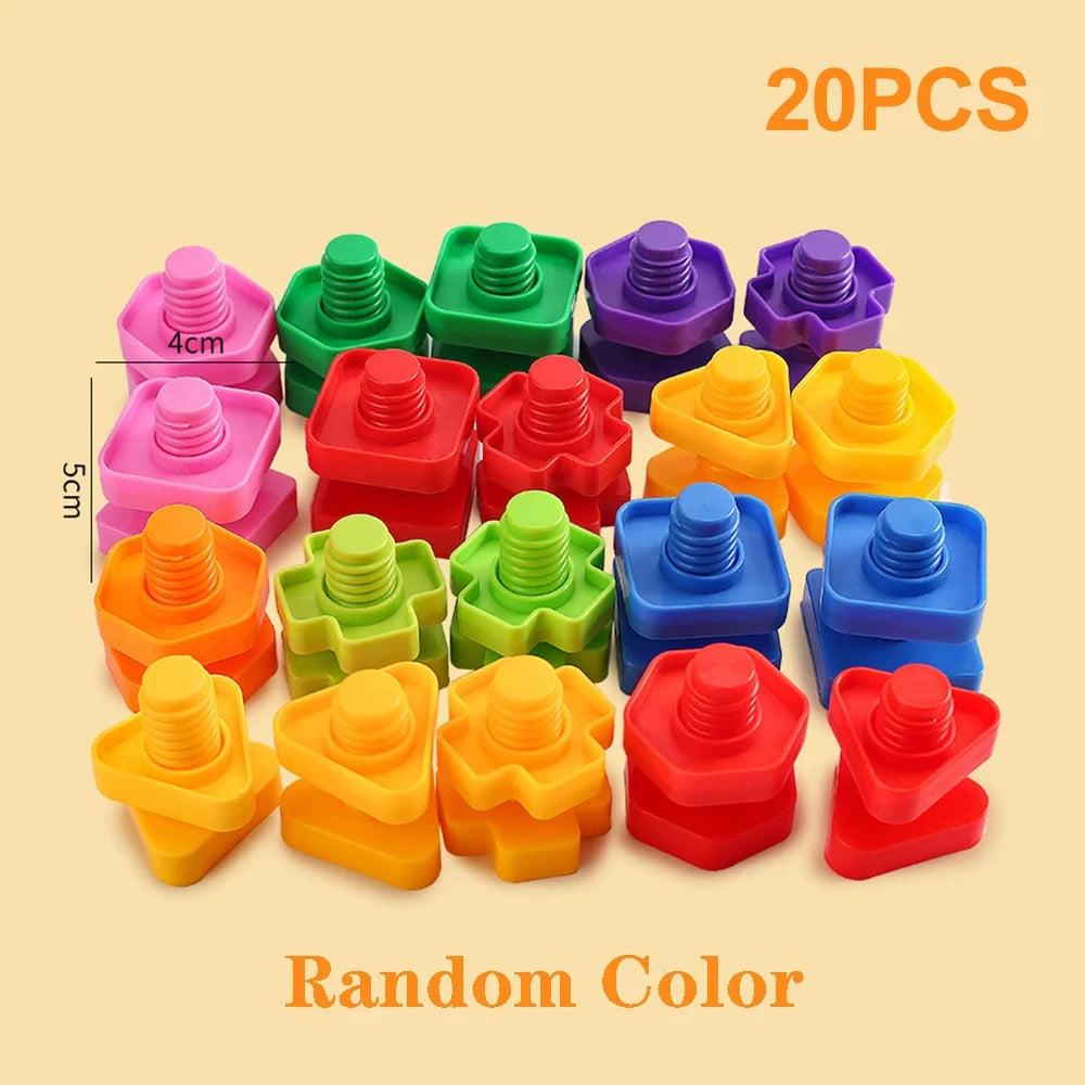 10/20PCS Screw Building Blocks – STEM Toy Set
