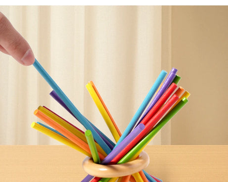 Interactive Wooden Stick Puzzle – Logic Game