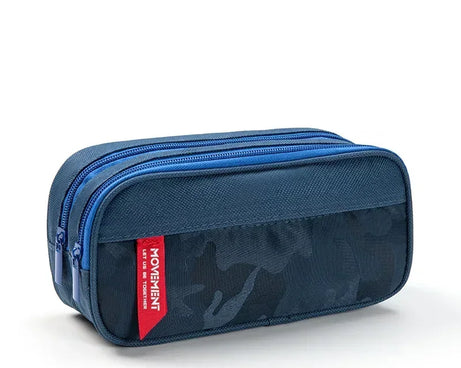 Double Zipper Camo Pencil Case – Large & Durable