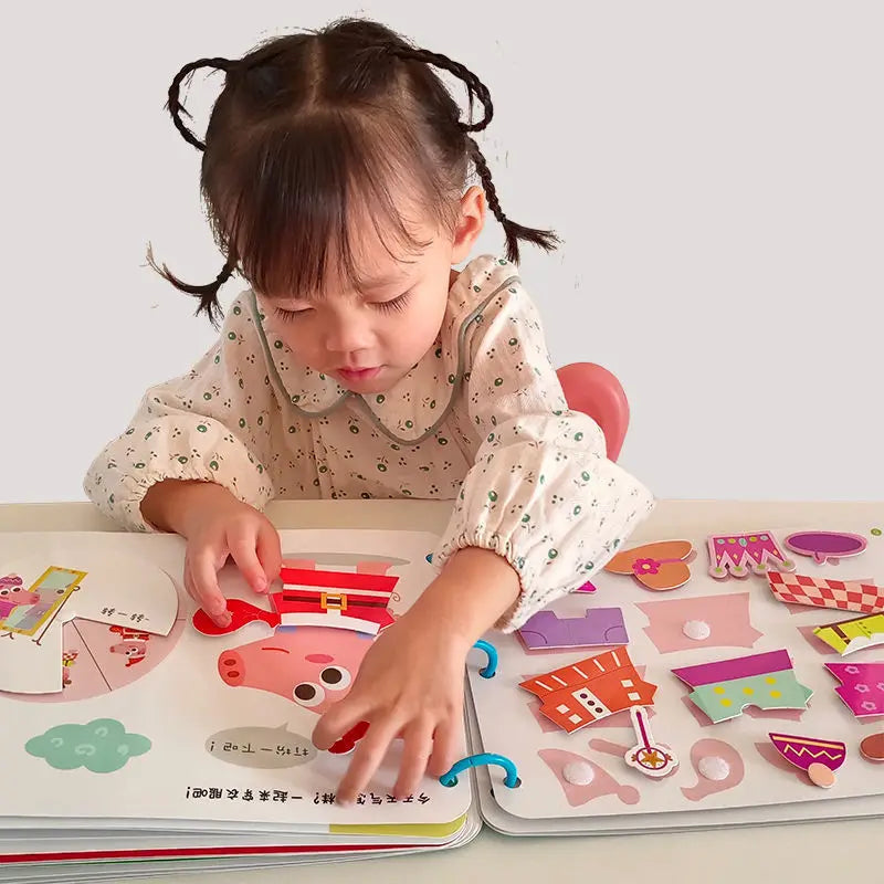 Montessori Busy Book – Learning Activity for Toddlers