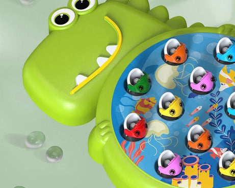 Dinosaur Magnetic Fishing Game – Montessori Toy