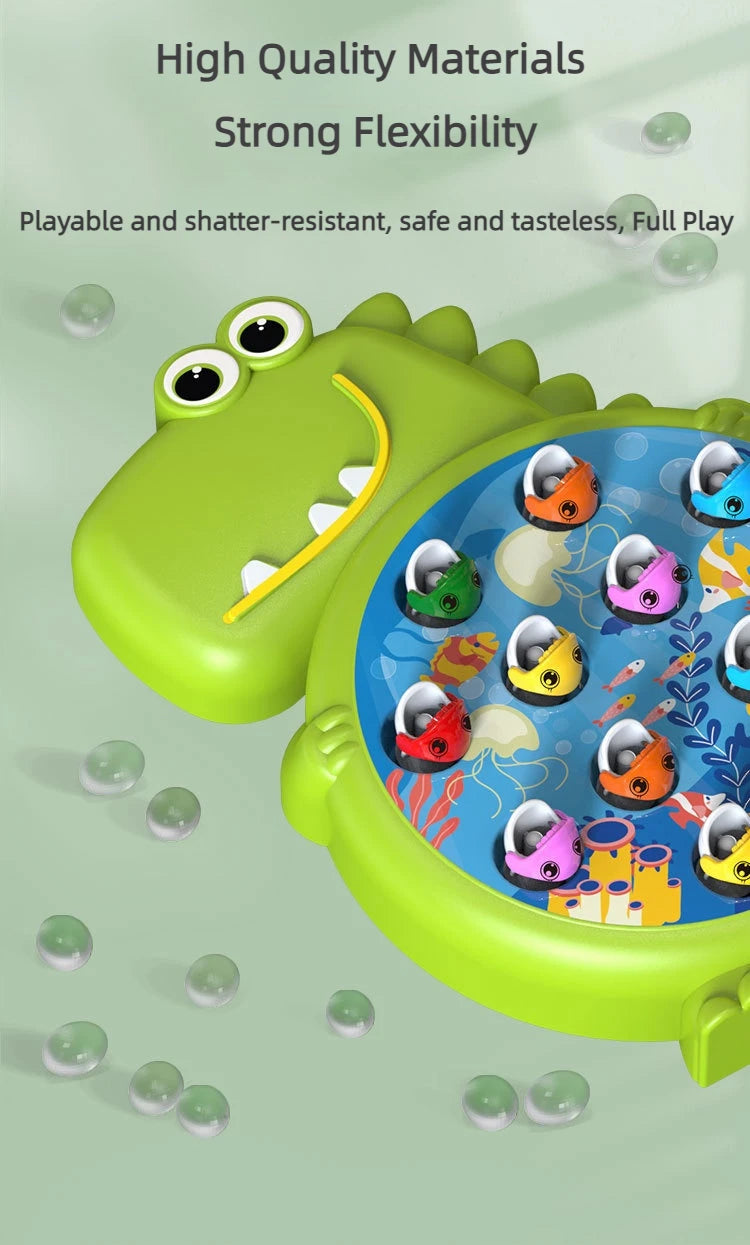 Dinosaur Magnetic Fishing Game – Montessori Toy