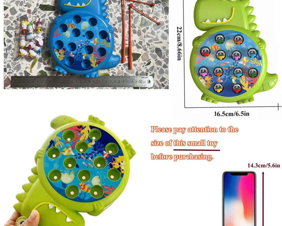 Dinosaur Magnetic Fishing Game – Montessori Toy