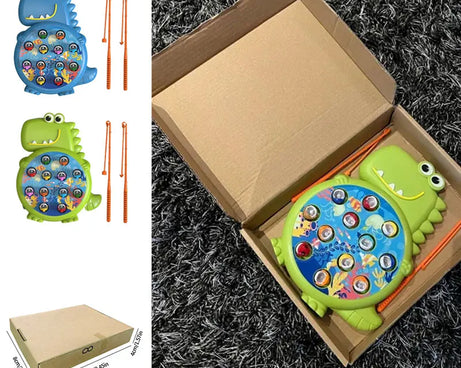 Dinosaur Magnetic Fishing Game – Montessori Toy