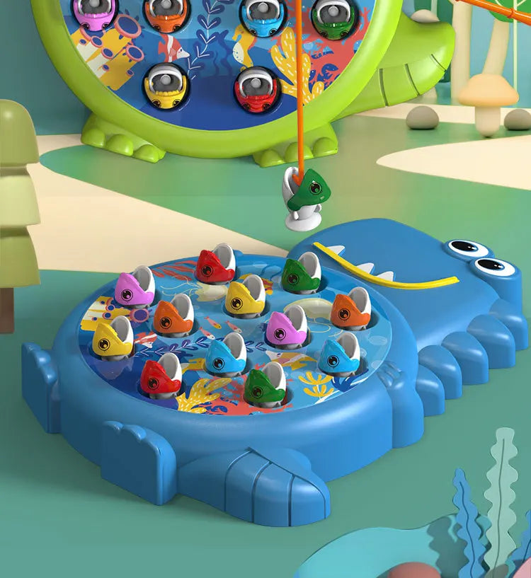 Dinosaur Magnetic Fishing Game – Montessori Toy