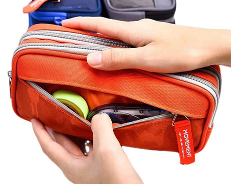 Double Zipper Camo Pencil Case – Large & Durable