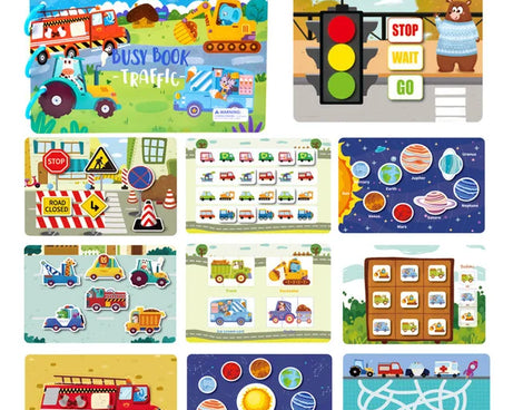 Montessori Busy Book – Learning Activity for Toddlers