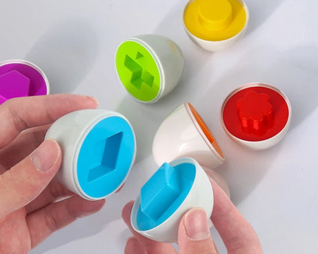 Matching Eggs Montessori Toy – Shape Sorter