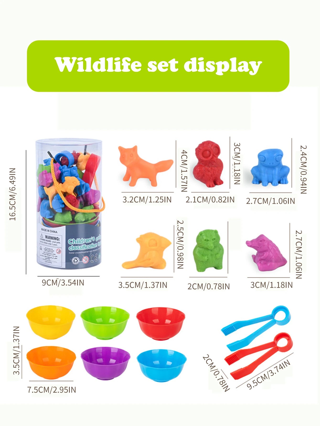 Animal Counting & Sorting Toy – Learn & Play