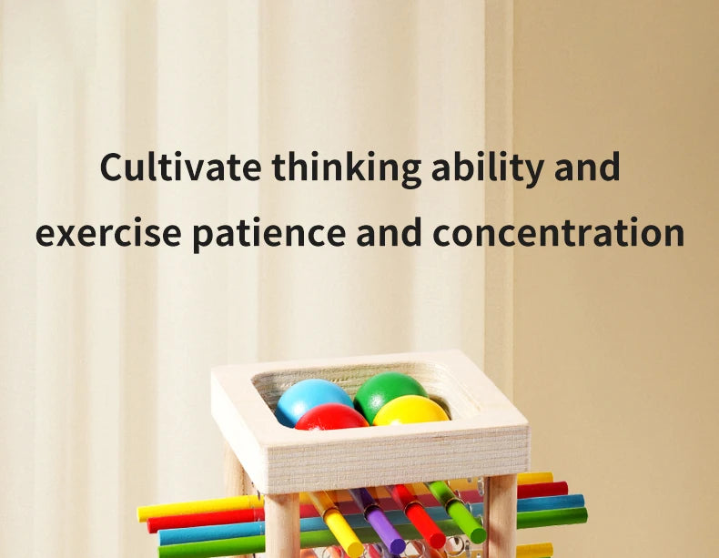 Interactive Wooden Stick Puzzle – Logic Game