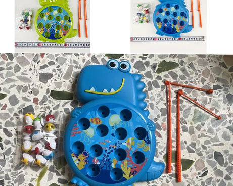 Dinosaur Magnetic Fishing Game – Montessori Toy