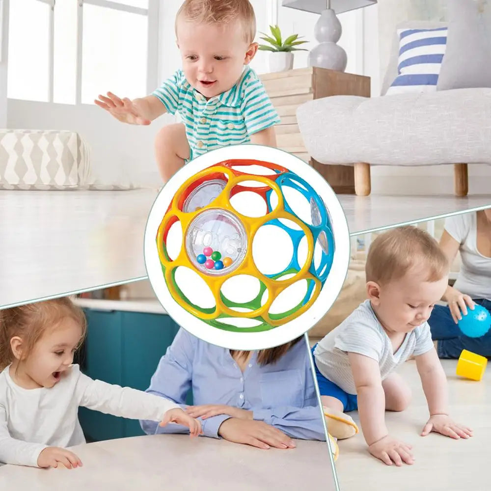 Soft Rattle Ball – Sensory Toy with Bell