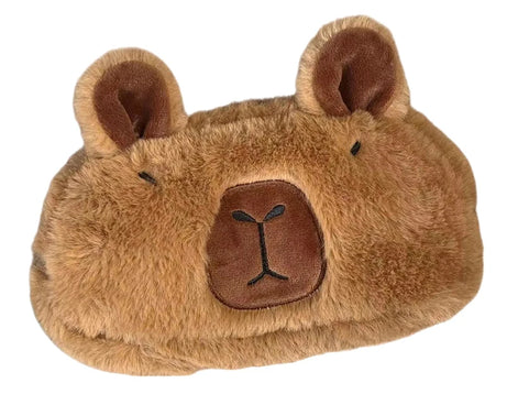 Cute Plush Capybara Pencil Storage Bag