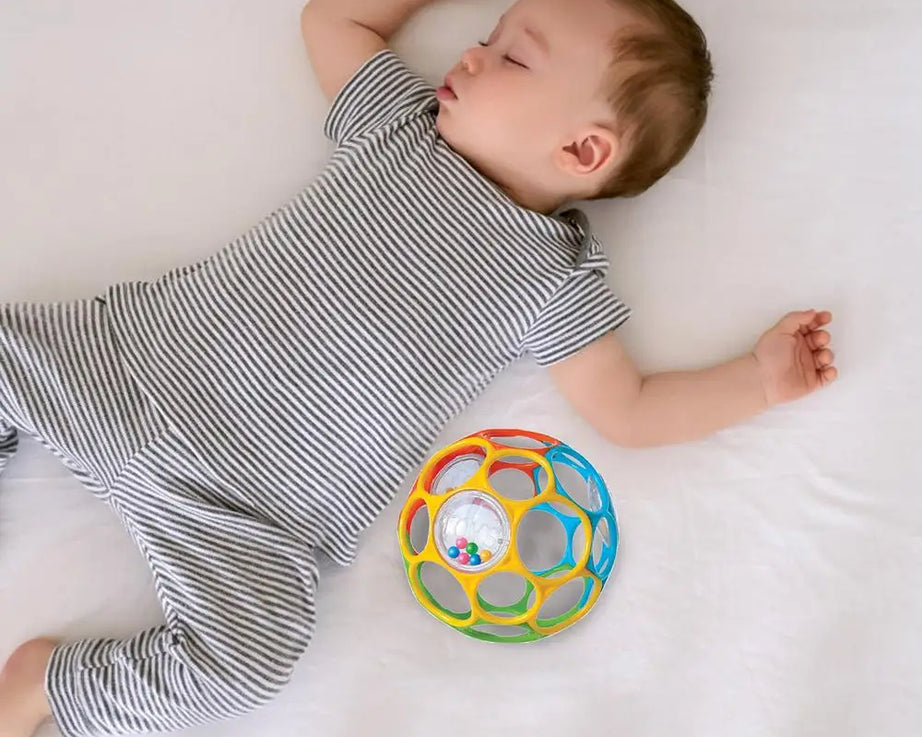 Soft Rattle Ball – Sensory Toy with Bell
