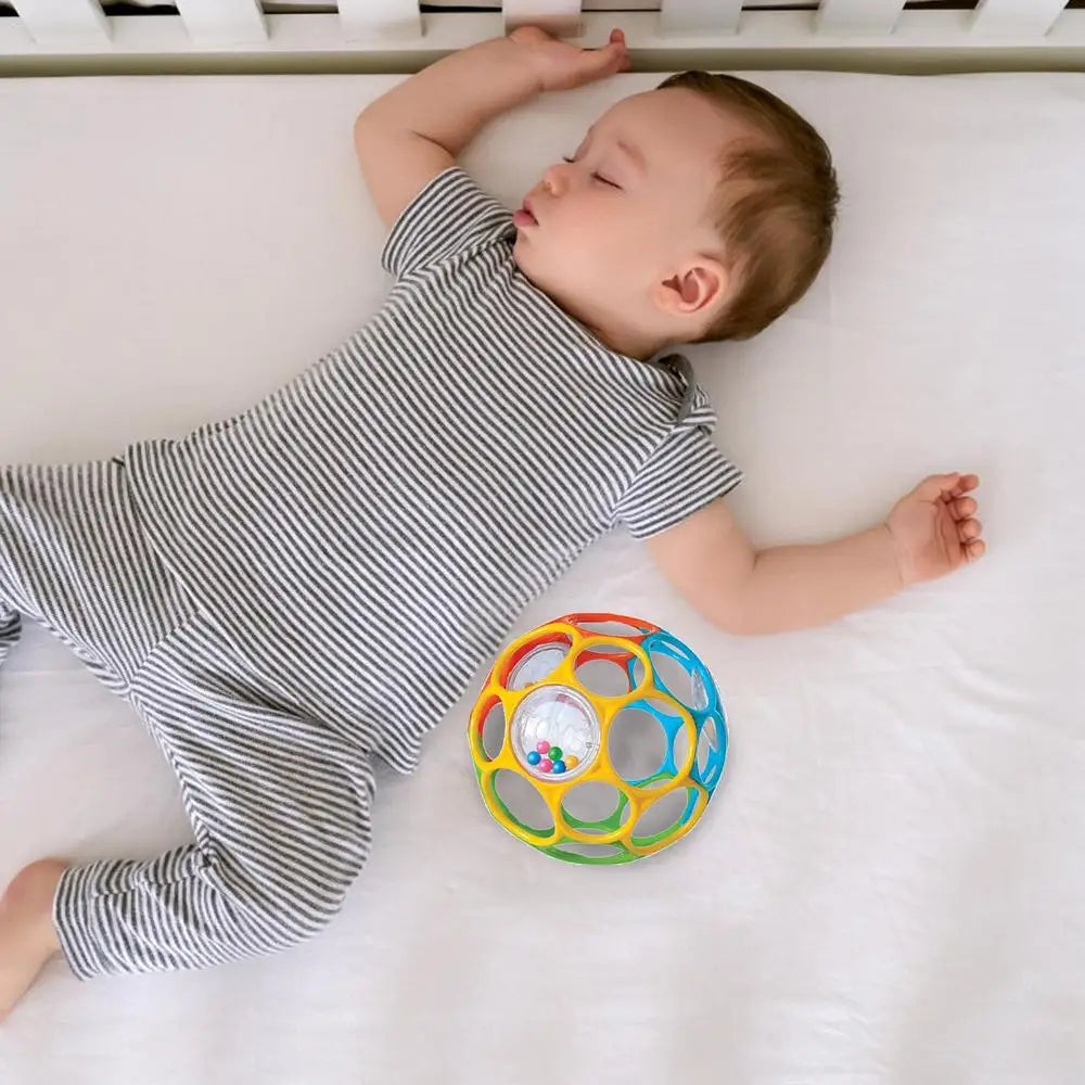 Soft Rattle Ball – Sensory Toy with Bell