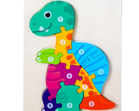 Montessori Wooden 3D Puzzle for Kids