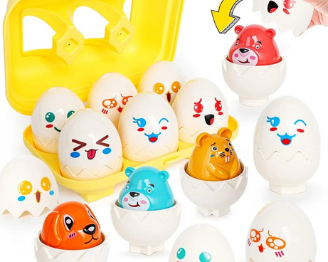 Matching Eggs Montessori Toy – Shape Sorter