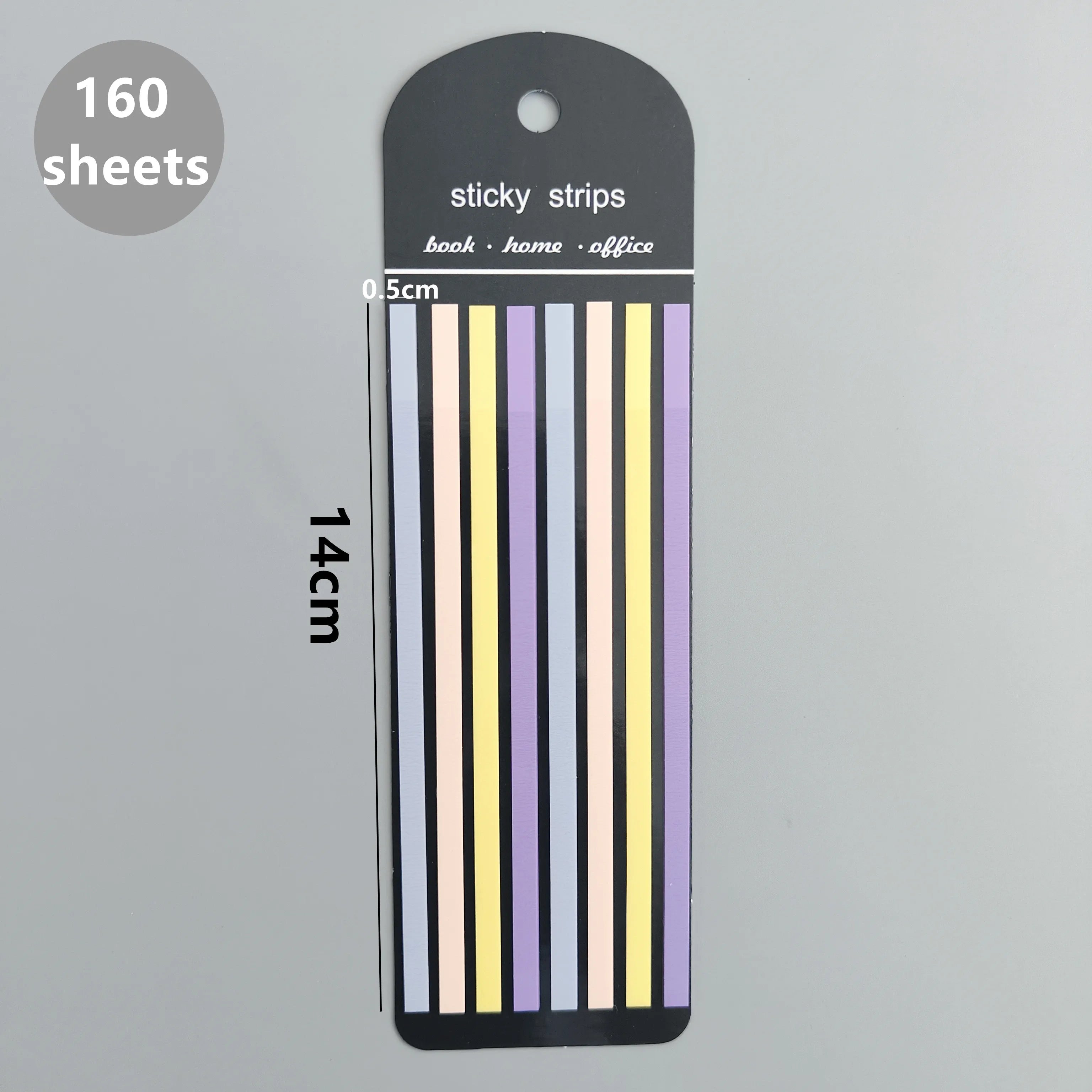 160-Sheet Transparent Sticky Notes – Self-Adhesive