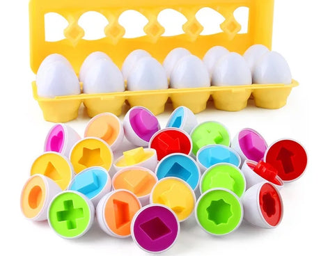 Matching Eggs Montessori Toy – Shape Sorter
