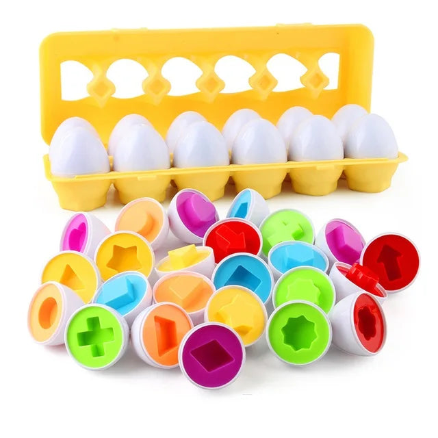Matching Eggs Montessori Toy – Shape Sorter