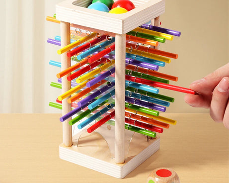 Interactive Wooden Stick Puzzle – Logic Game