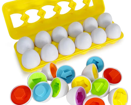 Matching Eggs Montessori Toy – Shape Sorter